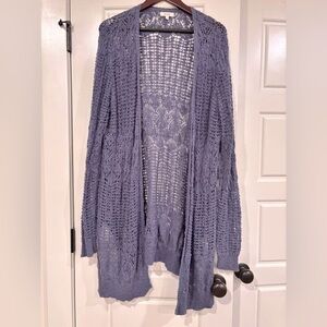 Mudd crocheted cardigan